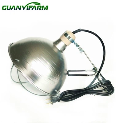 Morsetto per lampada riscaldante