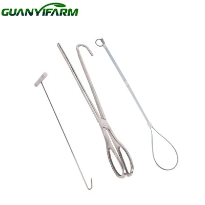 Pinza per ostetricia veterinaria